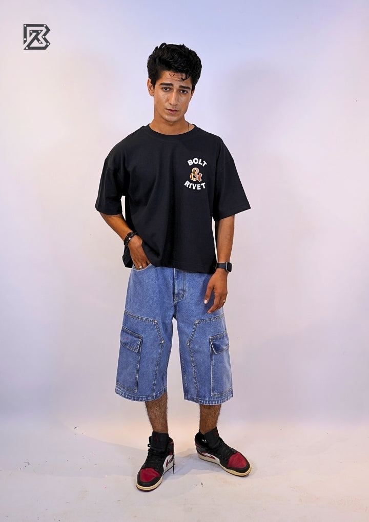 Ampersand Edition Tee – Oversized Noir