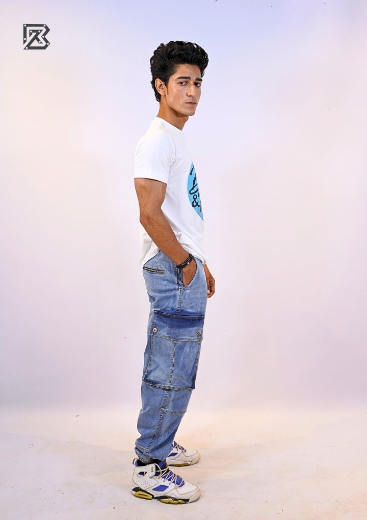Oversized Flap Cargo Joggers - Vintage