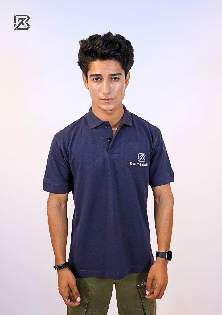 Signature Navy Polo