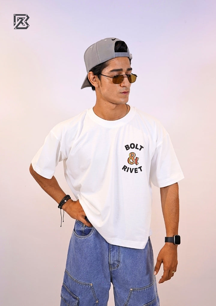 Ampersand Edition Tee – Oversized Blanc