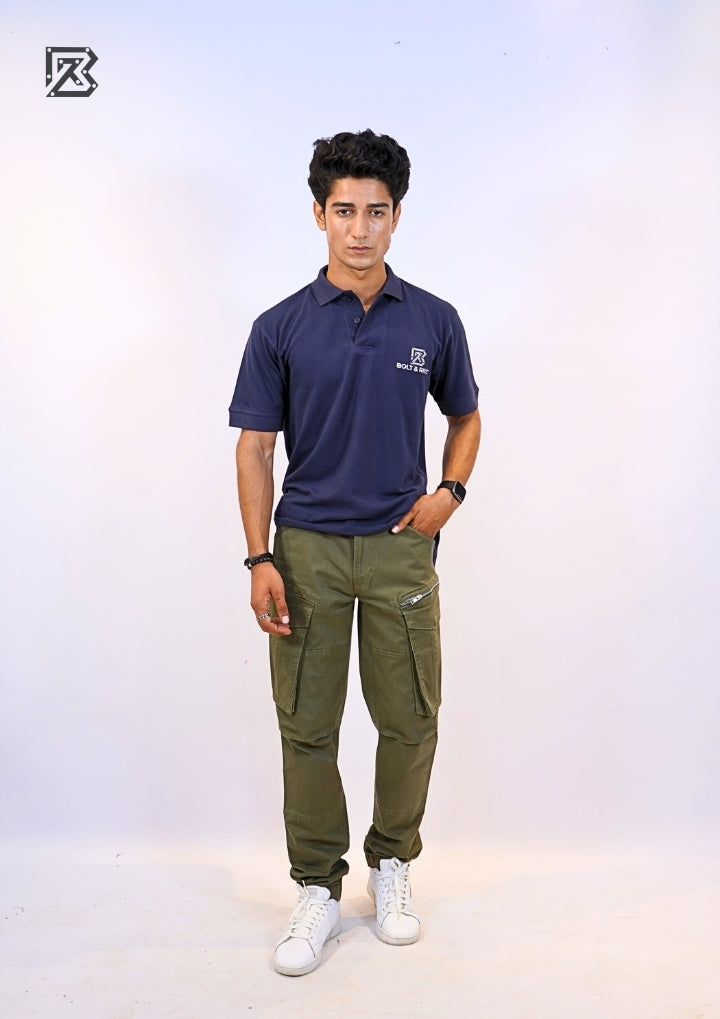 Signature Navy Polo
