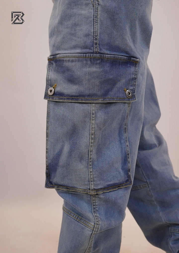 Oversized Flap Cargo Joggers - Vintage