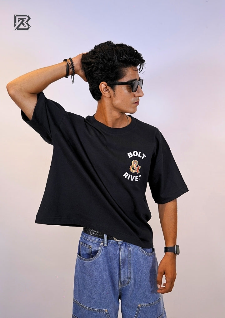 Ampersand Edition Tee – Oversized Noir