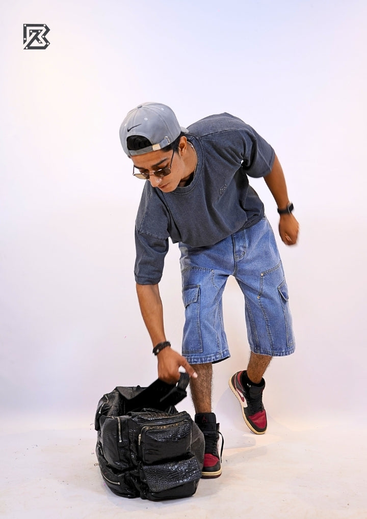 Cargo Denim Jorts