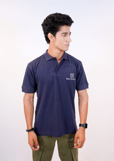 Signature Navy Polo - Image 3