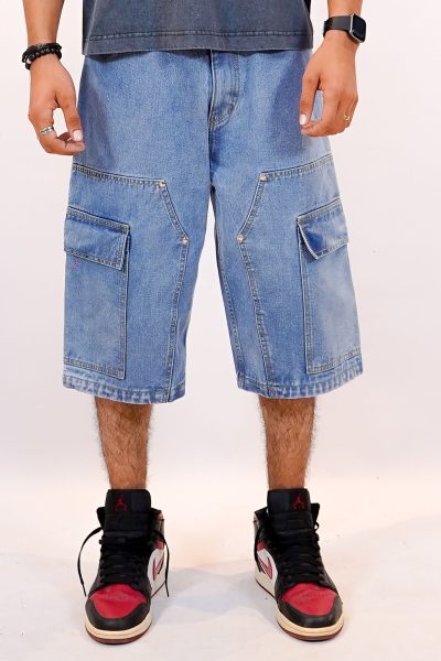 Cargo Denim Jorts
