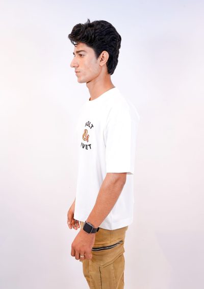 Ampersand Edition Tee – Oversized Blanc - Image 4