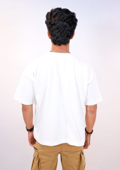 Ampersand Edition Tee – Oversized Blanc - Image 6