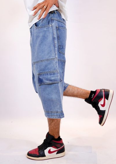 Cargo Denim Jorts - Image 7