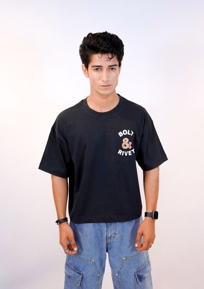 Ampersand Edition Tee – Oversized Noir