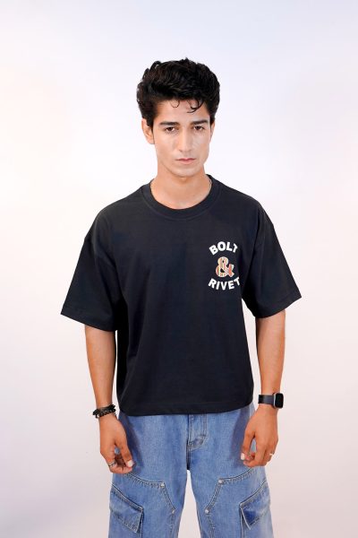 Ampersand Edition Tee – Oversized Noir