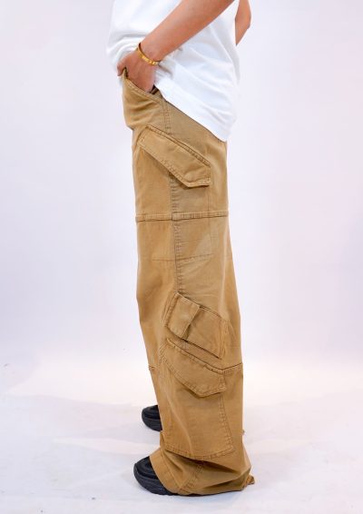 Wide Leg Cargo Pants - Image 3