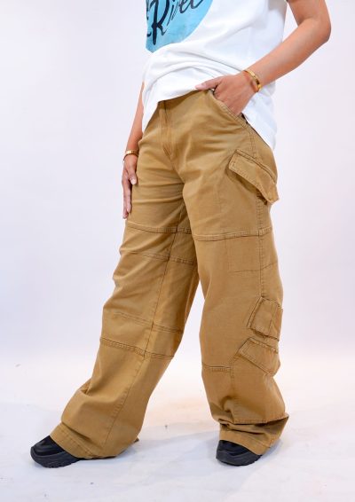 Wide Leg Cargo Pants