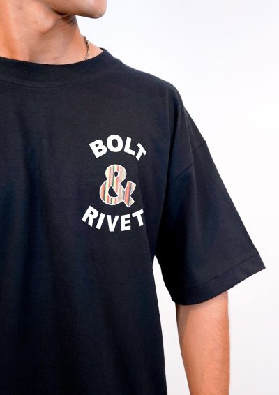 Ampersand Edition Tee – Oversized Noir - Image 2