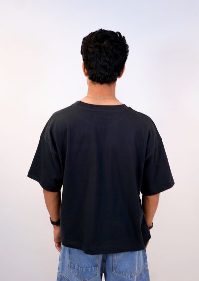 Ampersand Edition Tee – Oversized Noir - Image 5