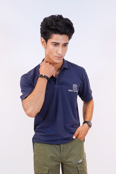 Signature Navy Polo