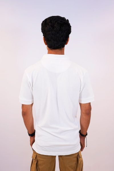 Signature Crest Polo – Arctic White - Image 3